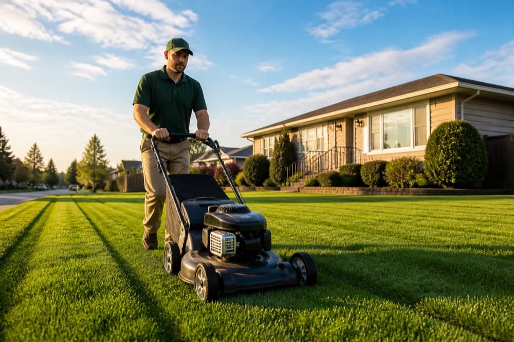Lawn mowing starting from $45 a visit
